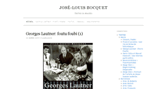 Desktop Screenshot of joselouisbocquet.com